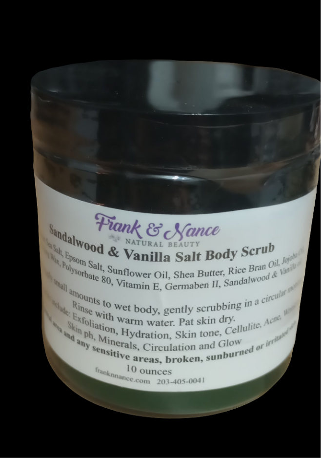 Sandalwood & Vanilla Sea Salt Scrub