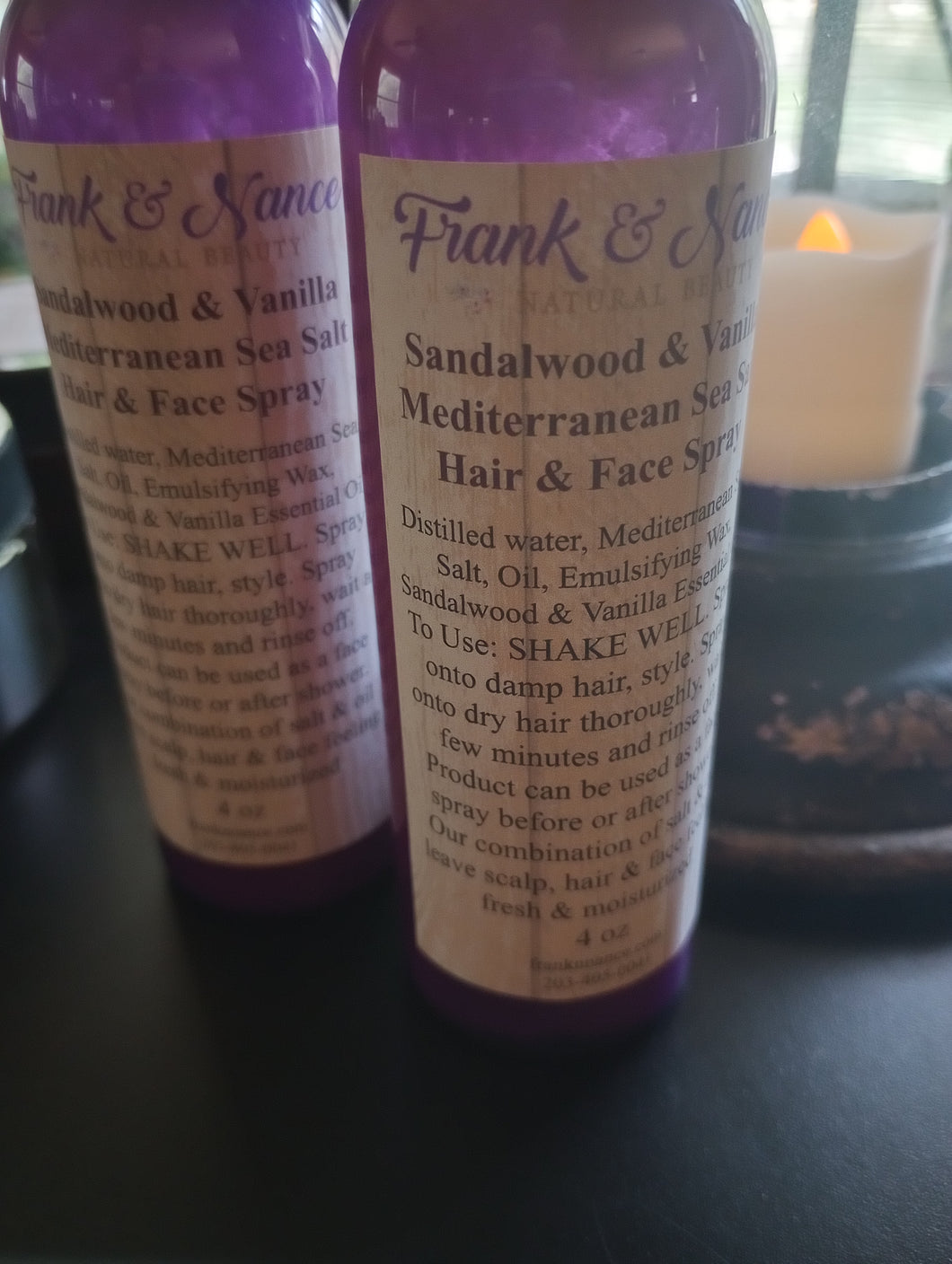 Sandalwood & Vanilla Sea Salt Spray